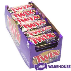 Twix Dark Chocolate Candy Bars: 36-Piece Box -Candy Promotion Shop twix dark chocolate candy bars 36 piece box candy warehouse 3