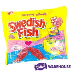 Valentine Swedish Fish Candy Treat Size Packs: 25-Piece Bag -Candy Promotion Shop valentine swedish fish candy treat size packs 25 piece bag candy warehouse 3