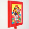 Wall Mounted Gumball Machine Dispenser Frame With Gumballs -Candy Promotion Shop wall mounted gumball machine dispenser frame with gumballs candy warehouse 1