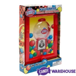 Wall Mounted Gumball Machine Dispenser Frame With Gumballs -Candy Promotion Shop wall mounted gumball machine dispenser frame with gumballs candy warehouse 5