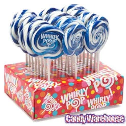 Whirly Pop 1.5-Ounce Swirl Suckers - Royal Blue: 24-Piece Display -Candy Promotion Shop whirly pop 1 5 ounce swirl suckers royal blue 24 piece display candy warehouse 3