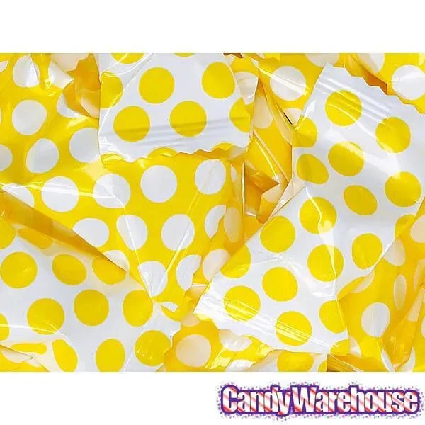 Yellow Polka Dots Wrapped Butter Mint Creams: 300-Piece Case 4 Yellow Polka Dots Wrapped Butter Mint Creams: 300-Piece Case - Image 2
