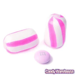 YumJunkie Sassy Cylinders Strawberry Pink Striped Hard Candy: 5LB Bag -Candy Promotion Shop yumjunkie sassy cylinders strawberry pink striped hard candy 5lb bag candy warehouse 3