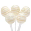 YumJunkie Sassy Spheres Pineapple White Striped Ball Lollipops: 100-Piece Bag -Candy Promotion Shop yumjunkie sassy spheres pineapple white striped ball lollipops 100 piece bag candy warehouse 1