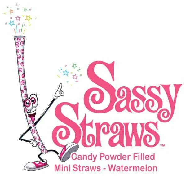 YumJunkie Sassy Straws Candy Powder Filled Mini Straws - Watermelon: 50-Piece Bag 9 YumJunkie Sassy Straws Candy Powder Filled Mini Straws - Watermelon: 50-Piece Bag - Image 7