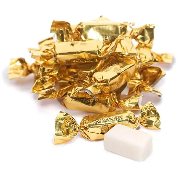 Zazers Gold Foiled Peach Chewy Candy: 1LB Bag 3 Zazers Gold Foiled Peach Chewy Candy: 1LB Bag