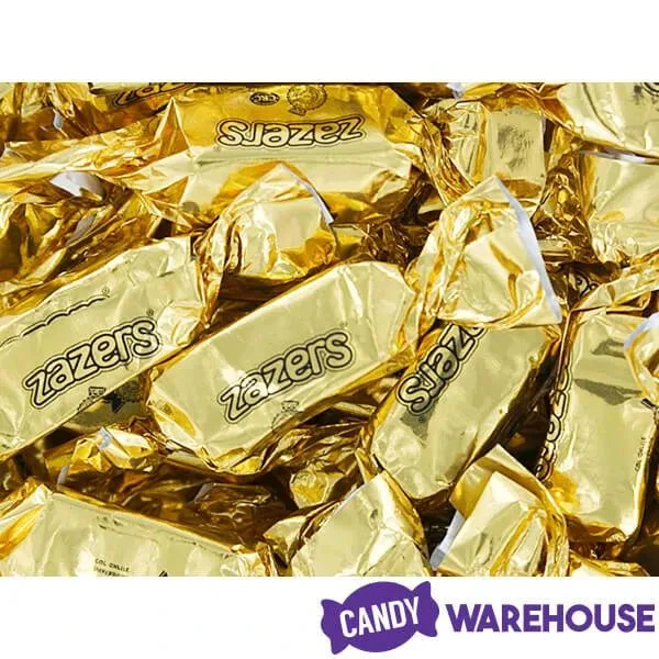 Zazers Gold Foiled Peach Chewy Candy: 1LB Bag 5 Zazers Gold Foiled Peach Chewy Candy: 1LB Bag - Image 3
